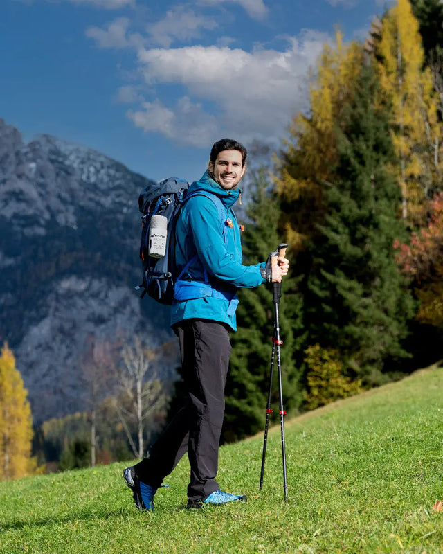 Hüttenschlafsack Baumwolle ultraleicht mit Kissenfach 90x220cm Weiss von Fit-Flip