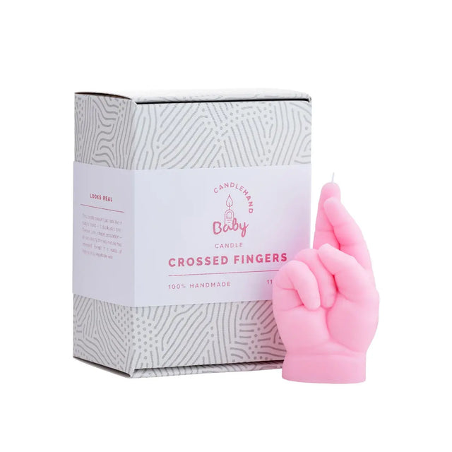 Baby Crossed Fingers Grün von Candle Hand