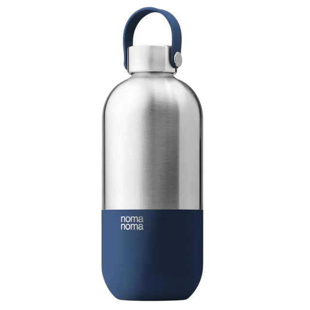 Trinkflasche Edelstahl auslaufsicher 1000ml Soda Blue von noma noma