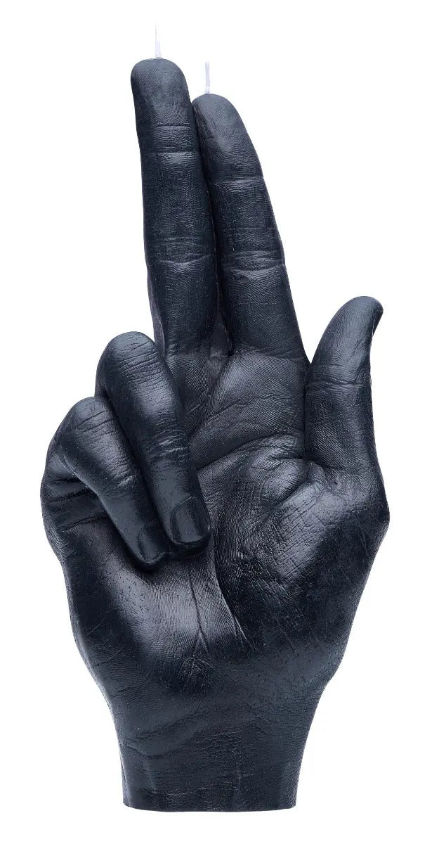 Gun fingers Rot von Candle Hand