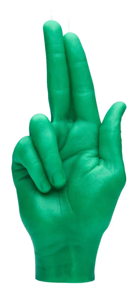 Gun fingers Rot von Candle Hand