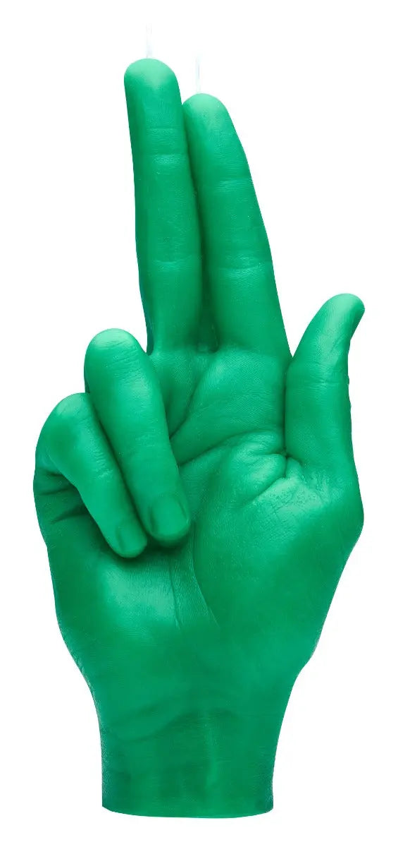 Gun fingers Rot von Candle Hand