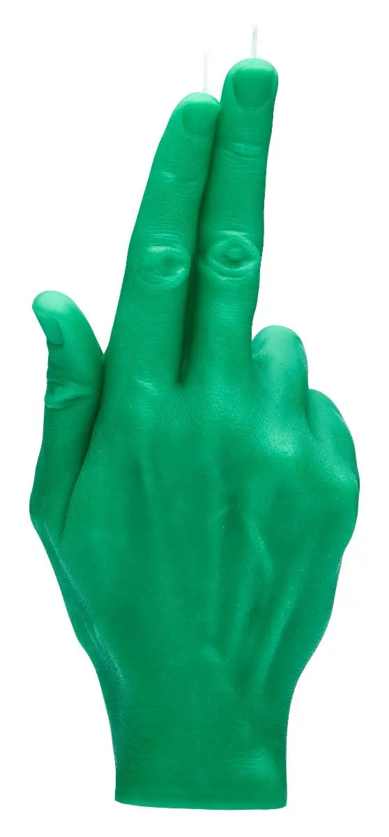 Gun fingers Rot von Candle Hand