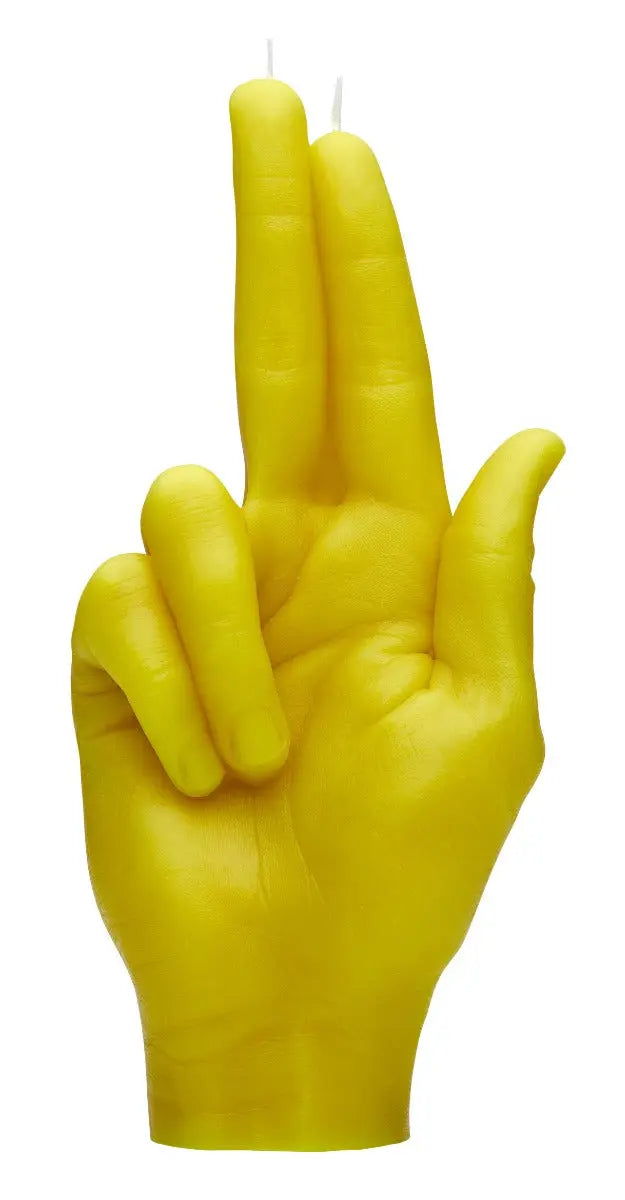 Gun fingers Rot von Candle Hand