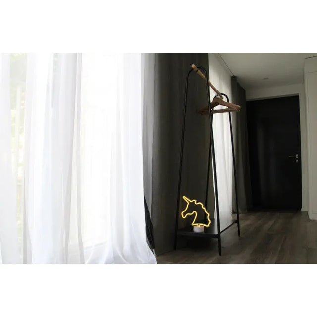Neonlampe Einhorn gelb von Happy Lamp