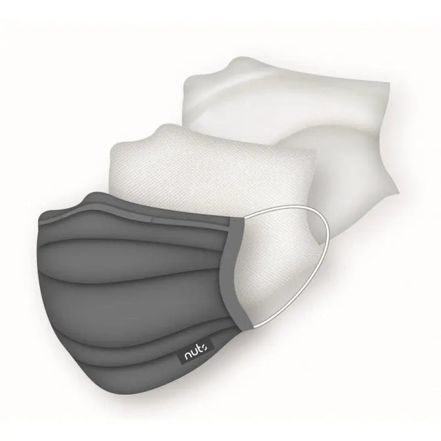 HEIQ Viroblock Textilmaske Anthrazit von Nuts