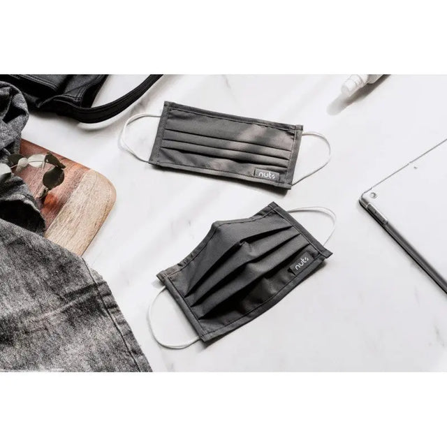 HEIQ Viroblock Textilmaske Anthrazit von Nuts