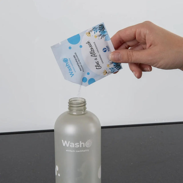 Glasreiniger Pulver Set von Washo
