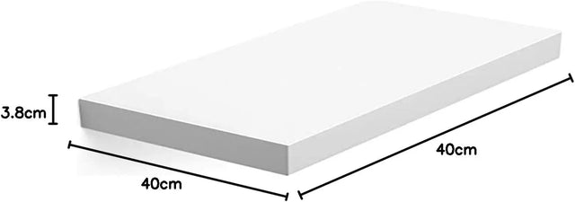 Wandregal MDF / Spanplatte Schweberegal Weiss von Songmics