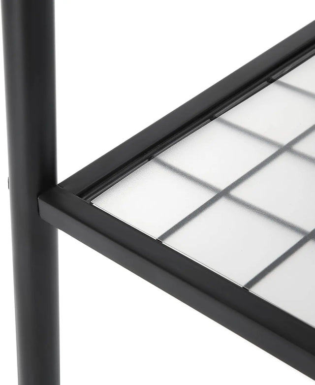 Kleiderständer mit Regal Stahl Mattschwarz von Songmics