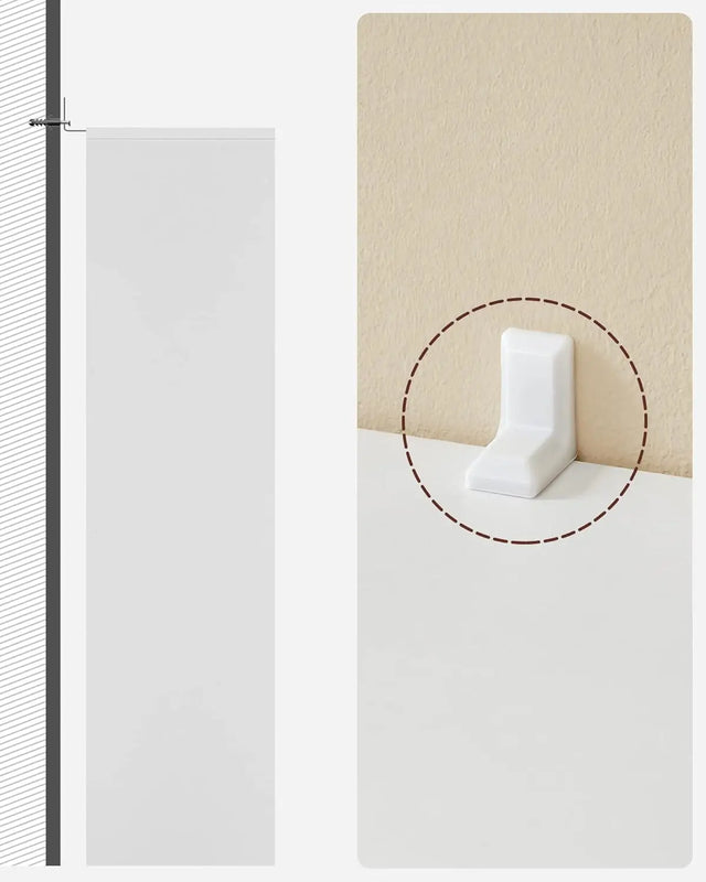 Bücherregal mit 5 Fächern Weiss von Songmics