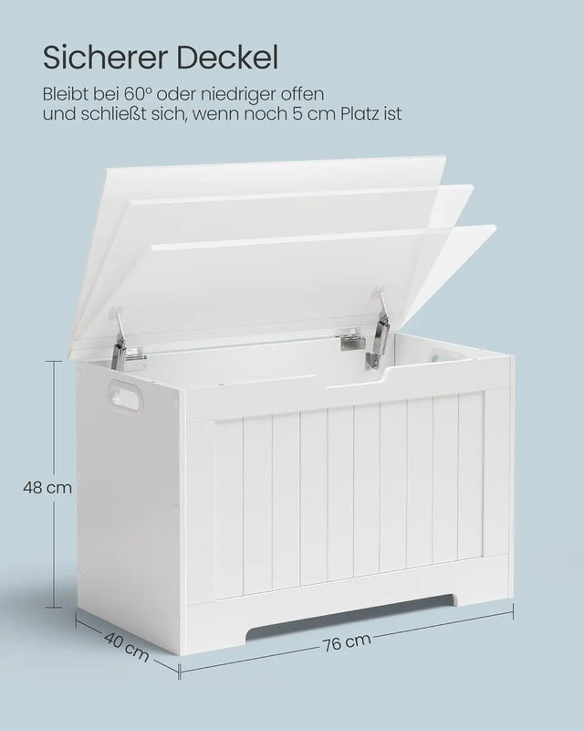 Schuhbank mit Stauraum Landhausstil Wolkenweiss von Songmics