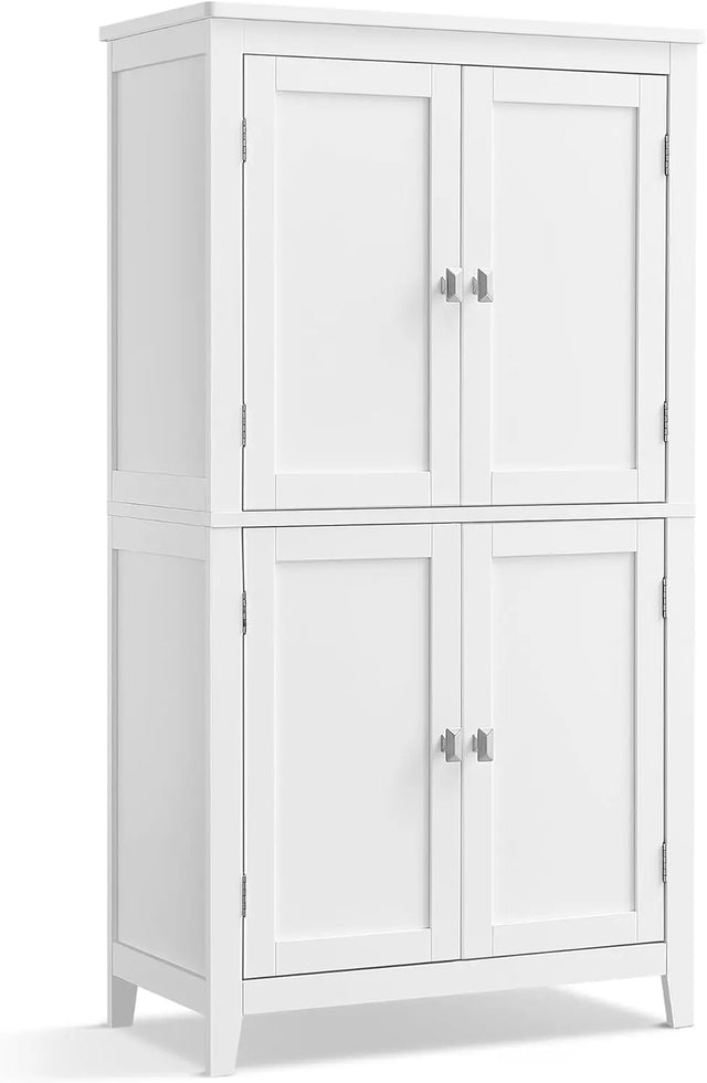 Badezimmerschrank mit verstellbaren Ablagen klassikweiss von Songmics