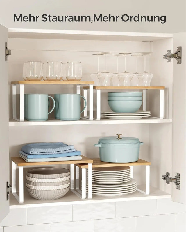 Gewürzregal Küchen-Organizer Set wolkenweiss von Songmics