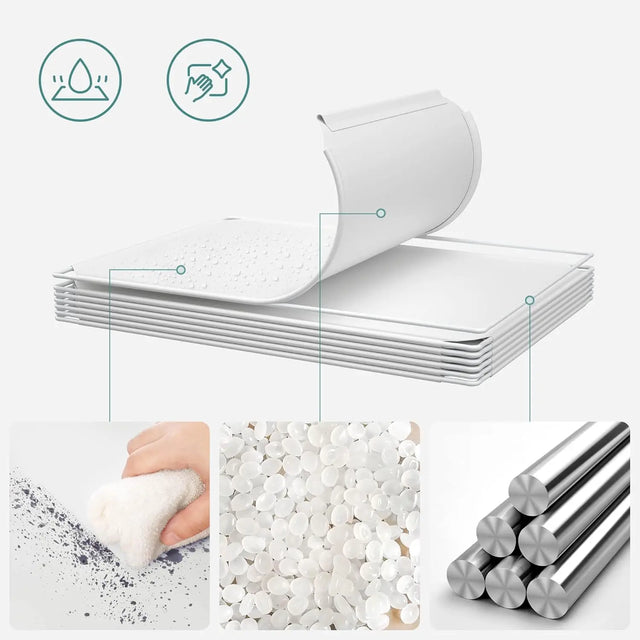 Regalsystem Kunststoff Steckregal Mehrzweck Weiss von guteszeug.ch