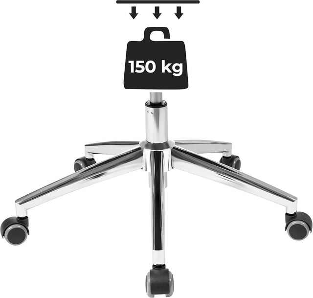 Bürostuhl höhenverstellbar mit Netzrückenlehne schwarz von Songmics