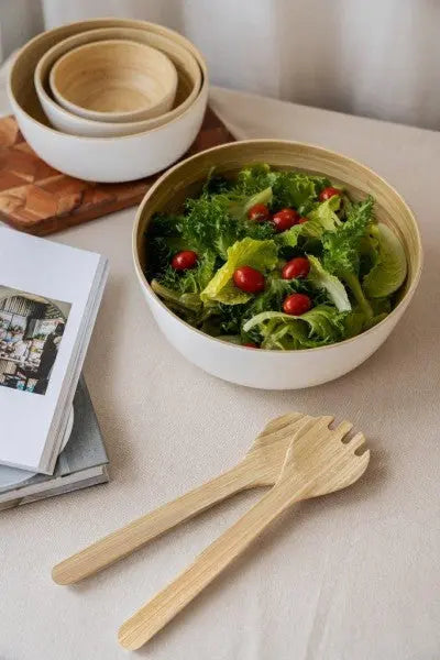 Salatbesteck Bambus von Nuts