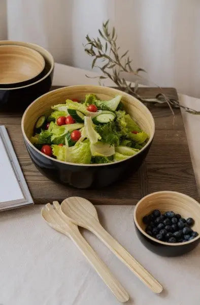 Salatbesteck Bambus von Nuts