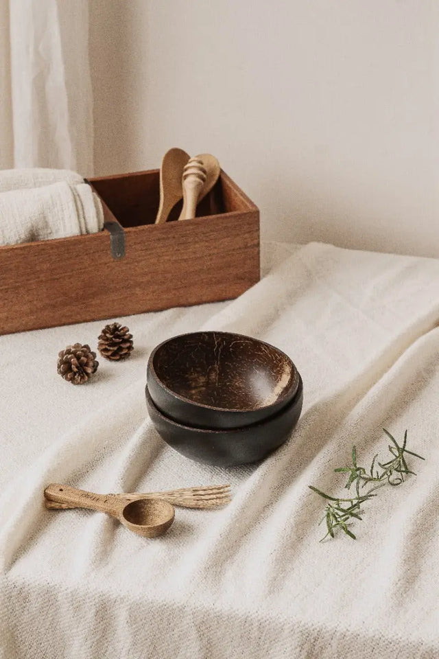 Bowl Kokosnuss natur 2er Set von Nuts