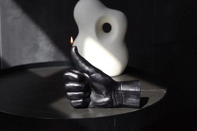 Thumbs Up Schwarz von Candle Hand