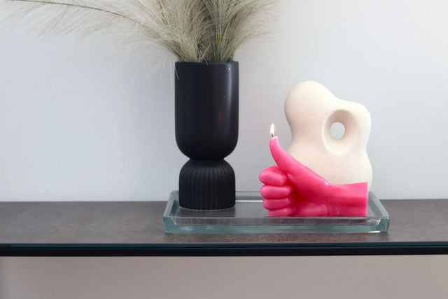 Thumbs Up Pink von Candle Hand