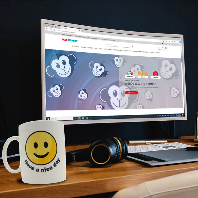 Tasse Have a nice Day von Mad Monkey