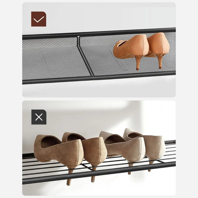 Schuhregal Schuhschrank 5 Ebenen von Songmics