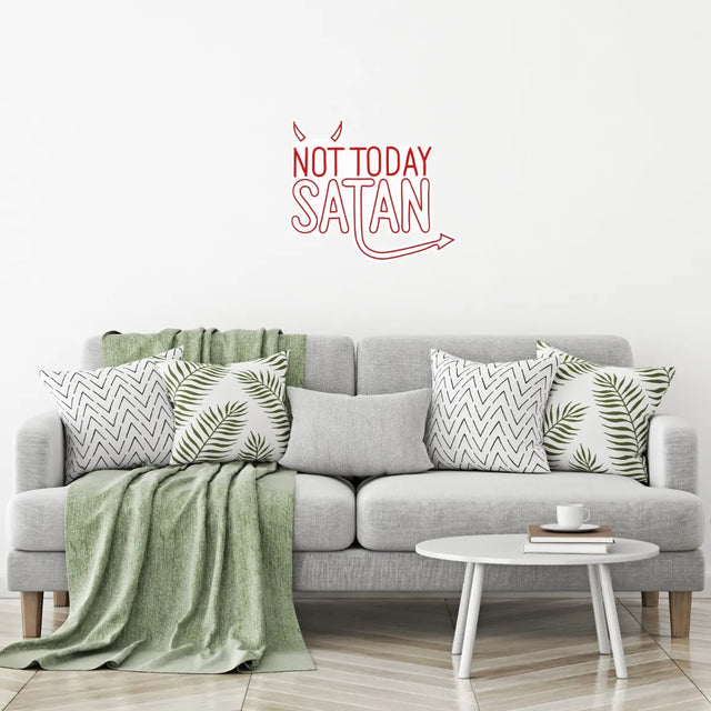 LED Wandneon - Not Today Satan von Locomocean