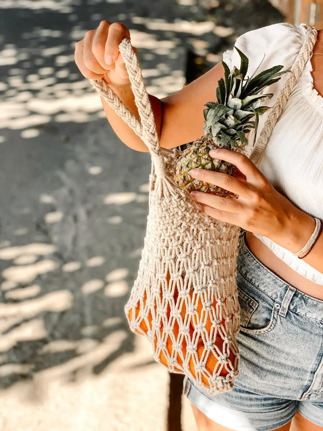 Shopping Bag Makrame von Sasak Market