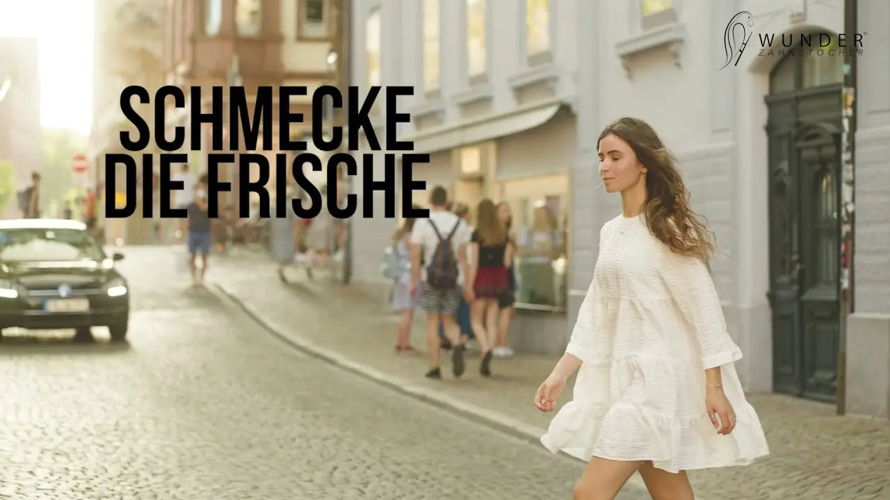 Zahnstocher mit Geschmack Blaubeere von Wunder Zahnstocher