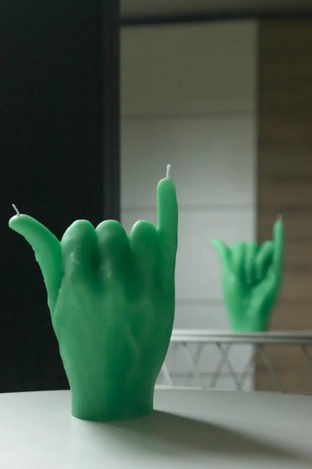 Shaka Grün von Candle Hand