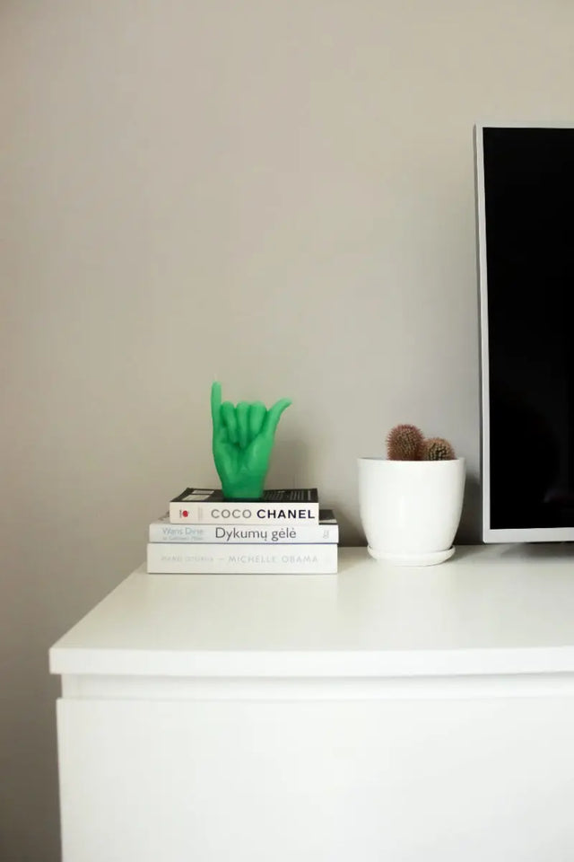 Shaka Grün von Candle Hand