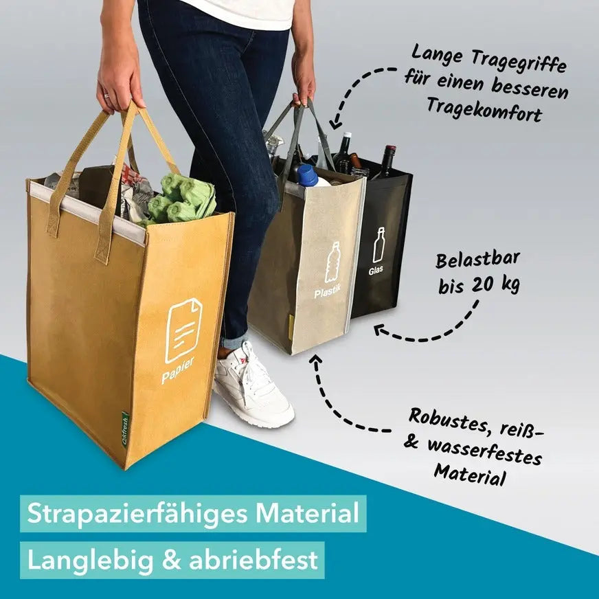 Mülltrennsystem 3er Set von Qikfresh