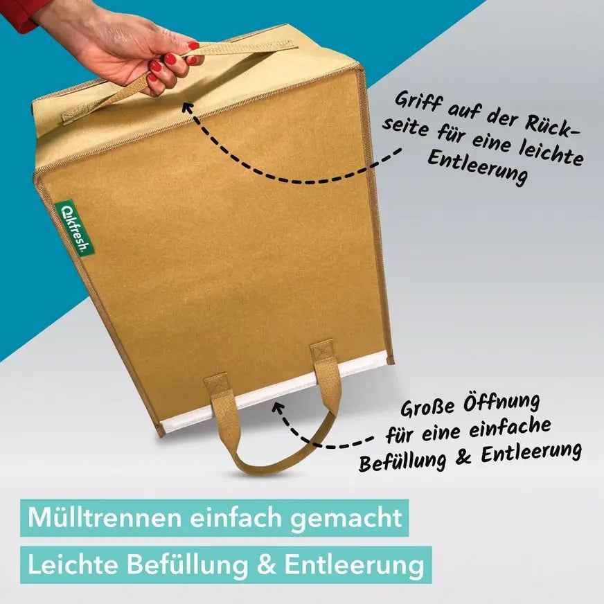 Mülltrennsystem 3er Set von Qikfresh