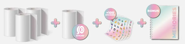 Nachfüll Kit für Pixiprint - Booklet und Papierrollen von MOB