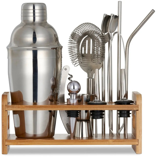 Cocktail 13er-Set Silber von Oak & Steel