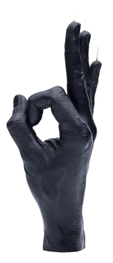 OK Rot von Candle Hand