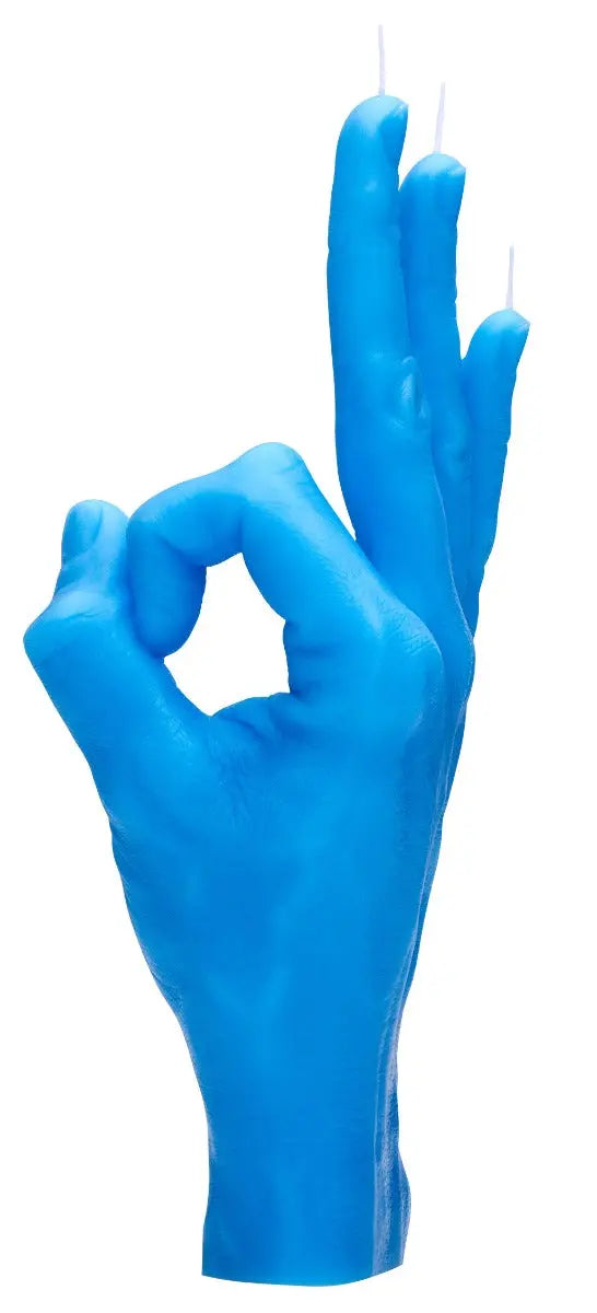 OK Rot von Candle Hand