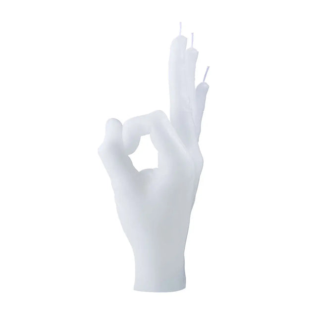 OK Rot von Candle Hand