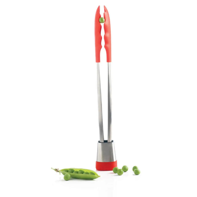 Küchenzange Express Edelstahl & Silikon 28cm rot von Mastrad