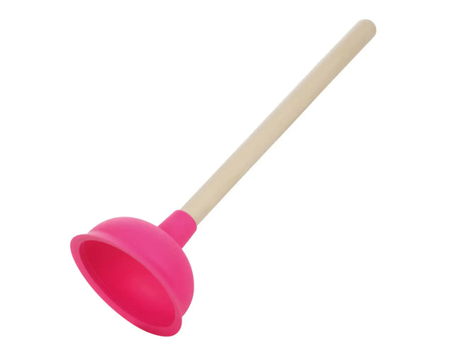 Abflussreiniger Pömpel und Saugglocke Leuchtpink von De Beer Innovations