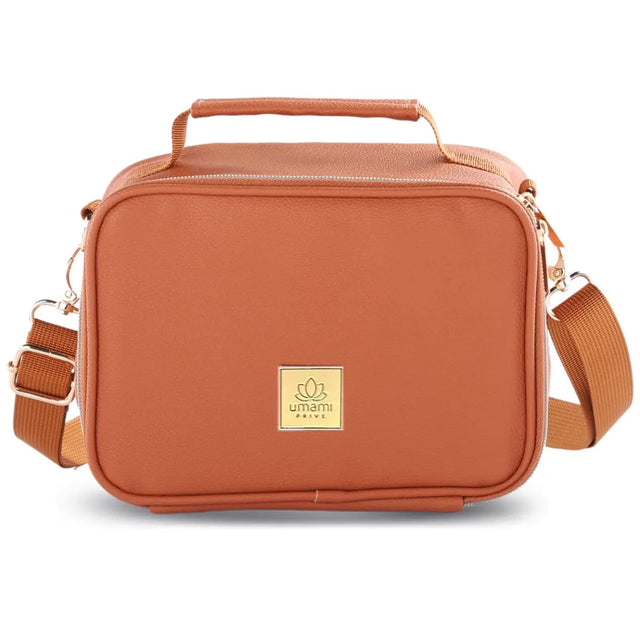 Insulated Lunch Bag Elegant Brown Premium von Umami