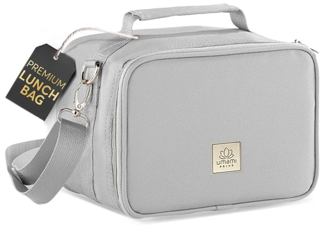 Insulated Lunch Bag Cool Grey Premium von Umami