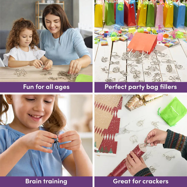 Knobelspiel Metall 36 Stück von Twiddlers