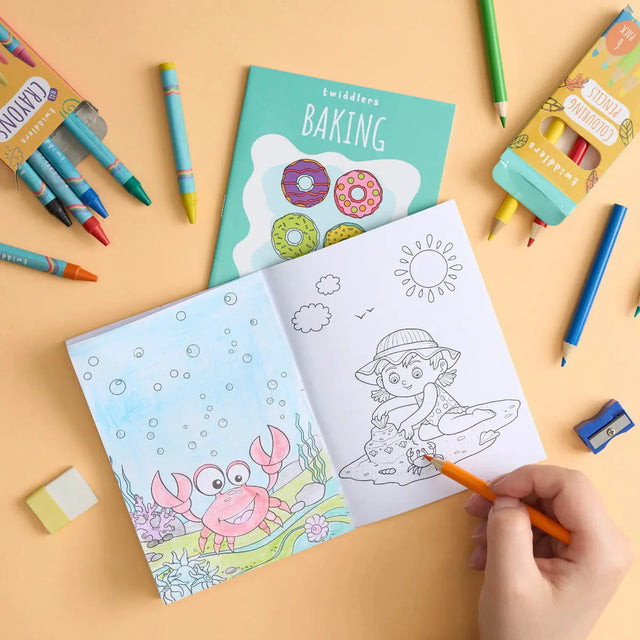 Malbuch Mini 24 Stück Fantasy von Twiddlers