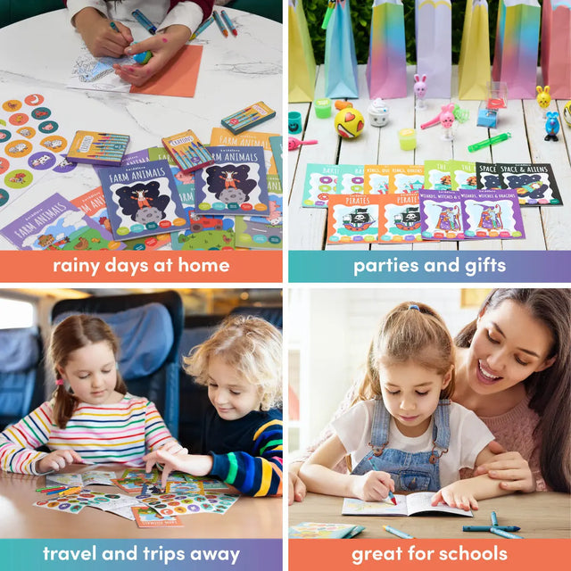 Malbuch Mini 24 Stück Fantasy von Twiddlers