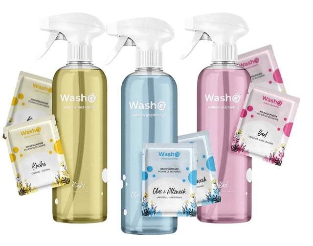 Oberflächenreiniger Putz-Set von Washo