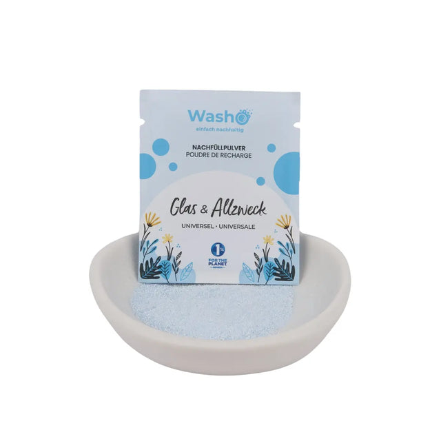 Glasreiniger Pulver Set von Washo