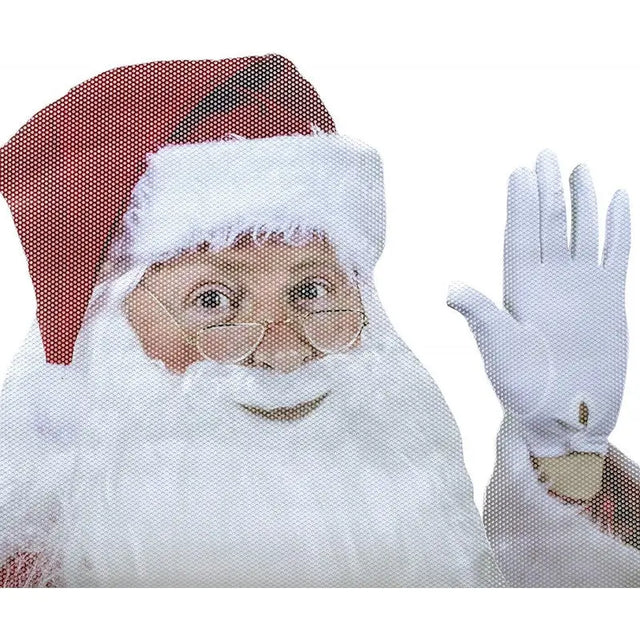 Ride With Santa - Fenstersticker Nikolaus von Ride with