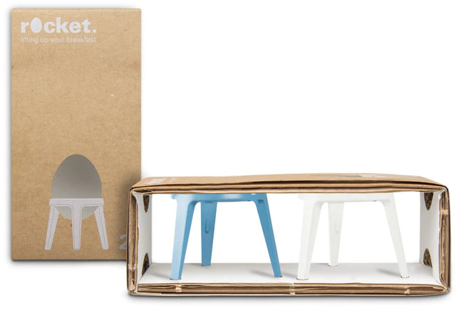 Eierbecher 2er-Set Blau + Weiss von rocket